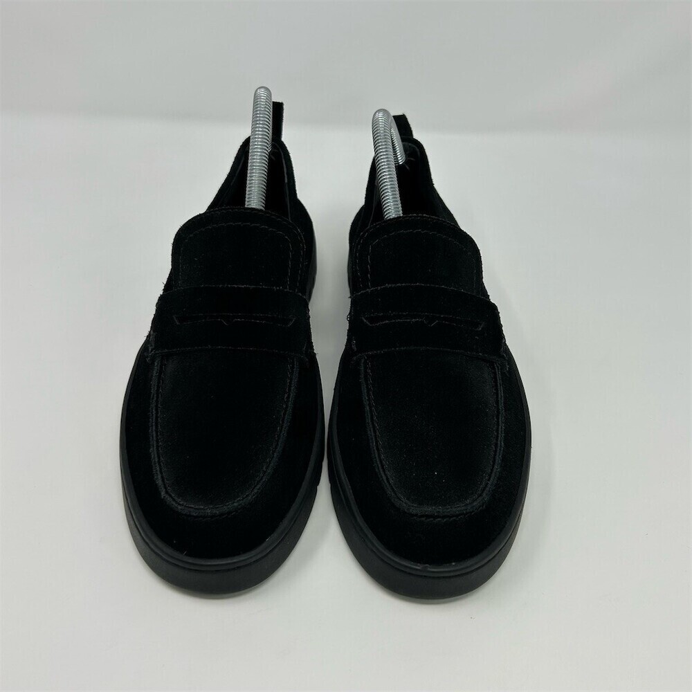 Vionic Uptown Loafer Womens Black Suede Penny Loafers Slip-On Lug Sole Size 9 - Picture 4 of 13